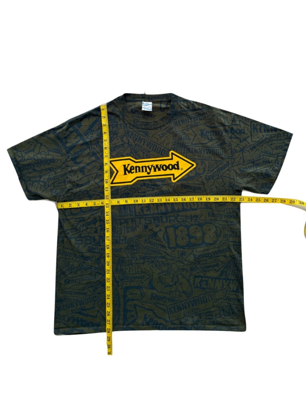 Kennywood Logo Tee with All Over Print Size XL - Picture 4 of 7